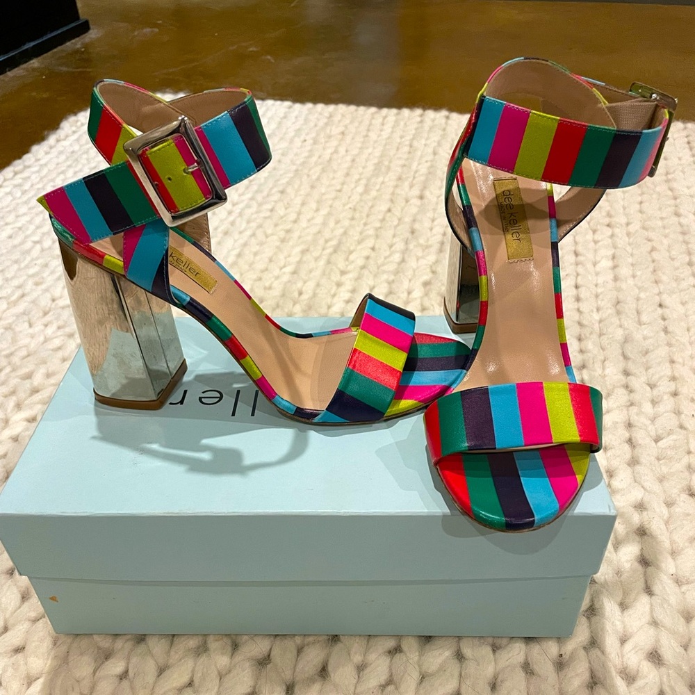 Dee Keller Rainbow Block Heels